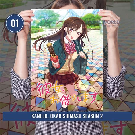 Jual Poster Anime Kanojo Okarishimasu Season 2 Lengkap Size A3 Hiasan