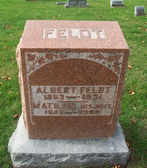 Albert Feldt 1853 1931 Mémorial Find a Grave