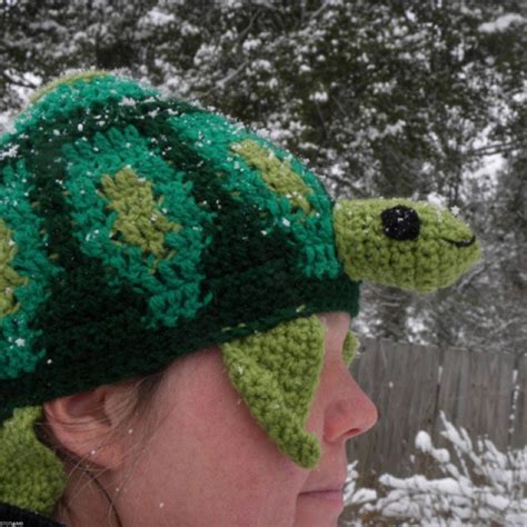 Hand Crocheted Turtle Hat Hh190 Etsy