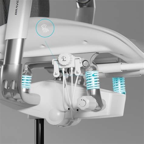 Brave Fotel Biurowy Ergonomiczny V Kinetic Szary Ale Krzes A