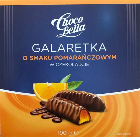 Galaretka O Smaku Pomara Czowym W Czekoladzie Choco Bella Kalorie Kj