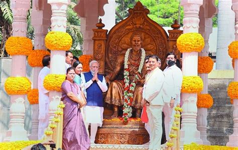 PM unveils Shivaji Maharaj statue in Pune - The Hitavada