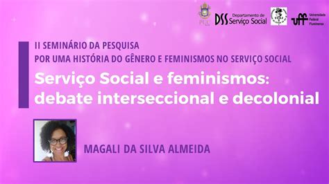 Ii Seminário Da Pesquisa “por Uma História Do Gênero E Feminismos No