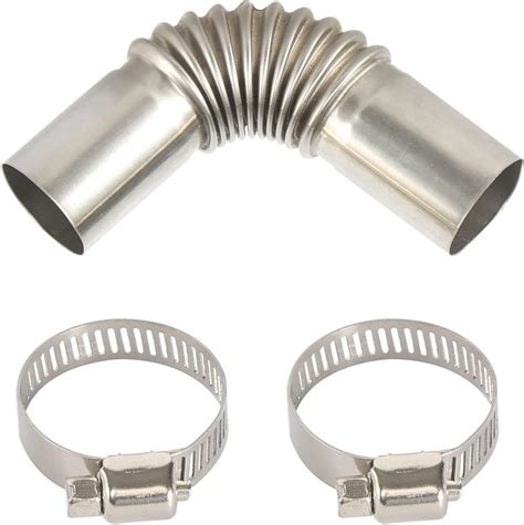 Stainless Steel Exhaust Pipe Elbow Connector 25mm Exhaust