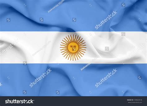 Argentina Waving Flag Stock Photo 109824518 Shutterstock