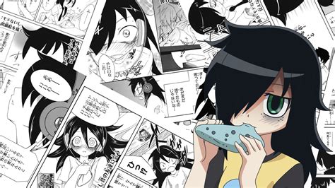 2560x1440 Resolution Watamote Anime Kuroki Tomoko Watashi Ga