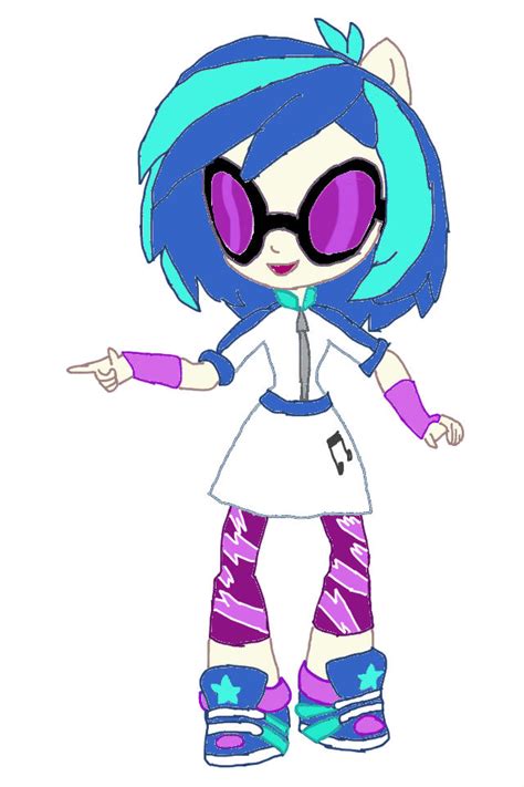 Eqg Dj Pon 3 Mini Colored By Gouhlsrule On Deviantart