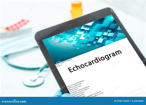 Echocardiogram Medical Procedures A Procedure That Uses Sound Waves To