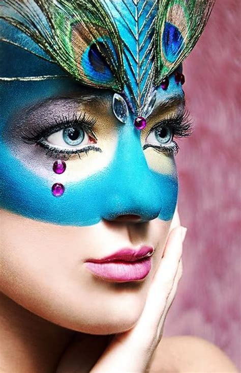 Pretty Peacock Halloween Makeup Ideas Inspired Luv Peacock