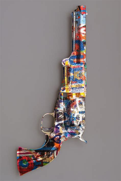 Graffiti Gun Painting By Tony Rubino Fine Art America