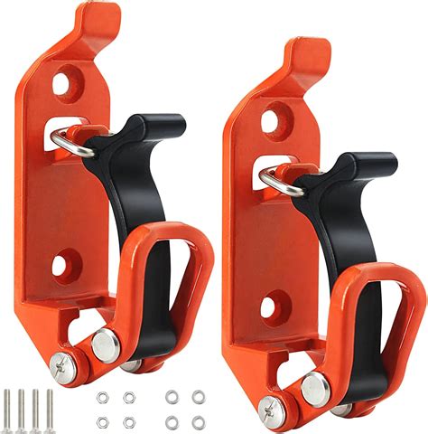 2PCS Shovel Mount For Roof Rack Metal Rubber Clamps Quick Release Wall