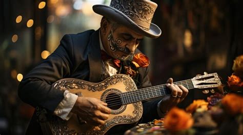 Premium AI Image | Festive Sounds Traditional Mexican Music Enlivens ...