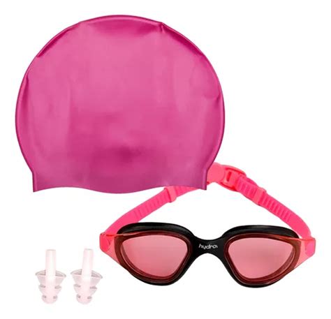 Kit Natacion Antiparras Vaikan Gorra Silicona Pileta Agua