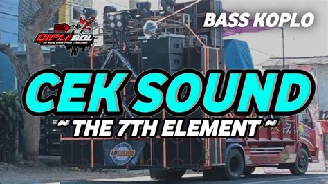 Dj Cek Sound Full Bass Terbaru Khusus Buat Senam Jantung Youtube