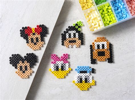 Mickey Mouse Perler Beads (30+ Free Patterns!) - DIY Candy