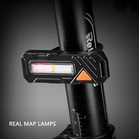 Rechargeable 6 Modes 150 LM Mini COB LED Bike Tail Light Bicycle