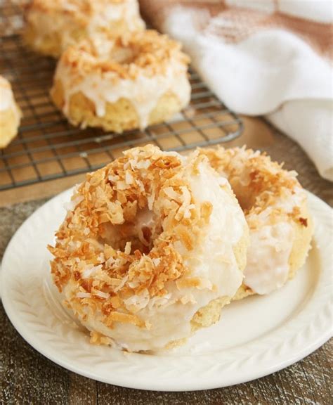 Toasted Coconut Cake Doughnuts Bake Or Break