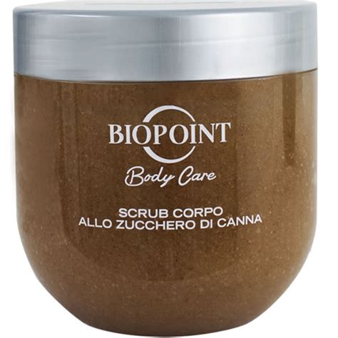 Thành phần Tẩy da chết Biopoint Scrub Corpo Allo Zucchero Di