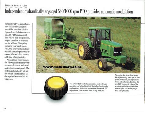 John Deere 7000 Series Tractors Sales Brochure Books And Brochures Sales Brochures John Deere