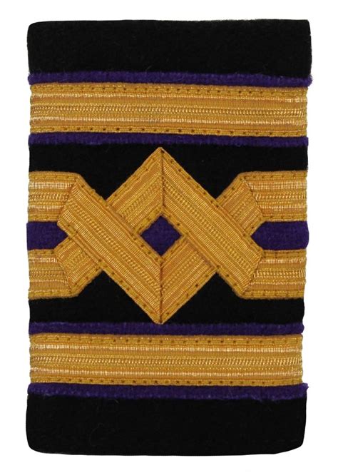 Chief Engineer Merchant Navy Epaulette Braid Mn Purple Miller Rayner