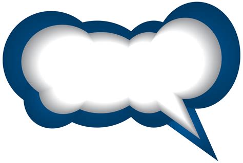 Cloud Clipart Speech Bubble Cloud Speech Bubble Transparent FREE For