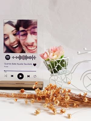 Placa Spotify Acrilica Compre Produtos Personalizados No Elo