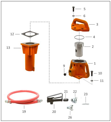 Rhino PD 55 Pneumatic Post Driver