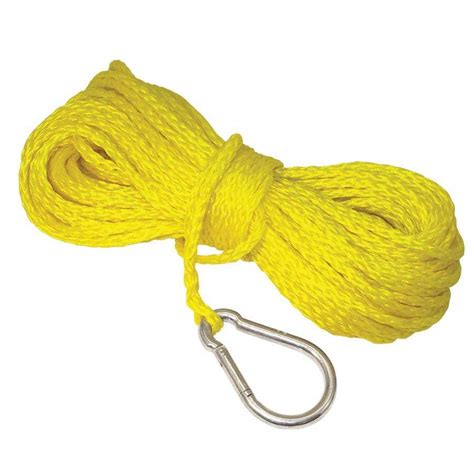 Hollow Braid Polypropylene Anchor Line Yellow T H Marine Supplies