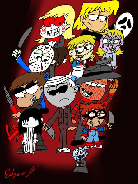 The Loud Siblings As Horror Movie Slashers by AssassinJ2 on DeviantArt