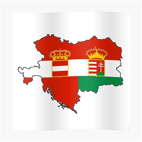 Austro-Hungarian Empire Flag Map By AmericanMapping On, 59% OFF