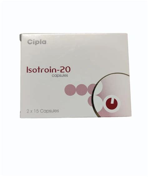 Finished Product Isotretinoin Cipla Isotroin 20 Capsules At ₹ 322