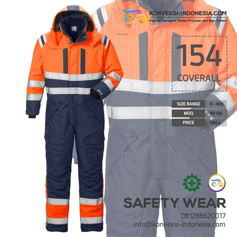 Wearpack Pakaian Seragam Wearpack Coverall Safety Greto Uniform