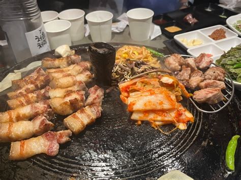 대구 중구 교동 직접 구워주는 솥뚜껑 삼겹살 맛집 만재네 교동점 네이버 블로그