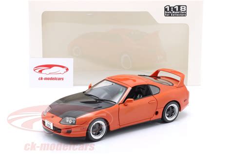 Solido 1 18 Toyota Supra Mk4 A80 Streetfighter 建設年 1993 オレンジ S1807605