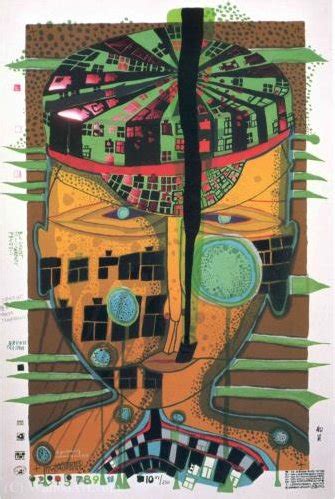 One Of Five Seamen By Friedensreich Hundertwasser Austria