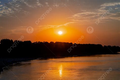 Summer Natural Scenery Sunset Sunset Outdoor Seaside Sunset Background ...