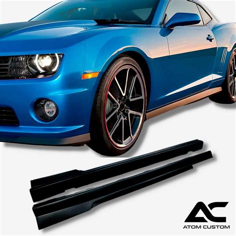 Spoilers Laterales Estilo ZL1 Chevrolet Camaro 2010 2015 Atom Custom