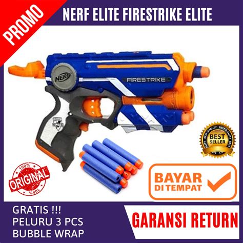 Jual Nerf Elite Firestrike Blaster Original Hasbro Shopee Indonesia