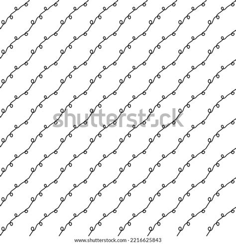 Cute Line Backgroundblack Line Illustrationsimple Line Stock Vector ...