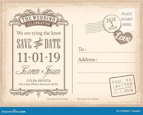 Save The Date Postcards Free Templates