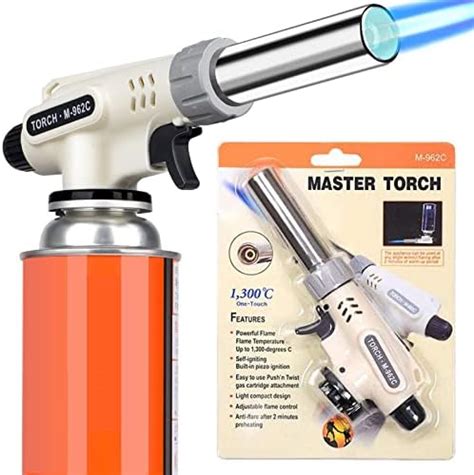 Striludo Culinary Professional Kitchen Butane Torch Upgrade Creme