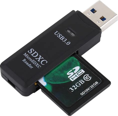 Compacte Sd En Micro Sd Kaartlezer Adapter Naar Usb Zwart Snel