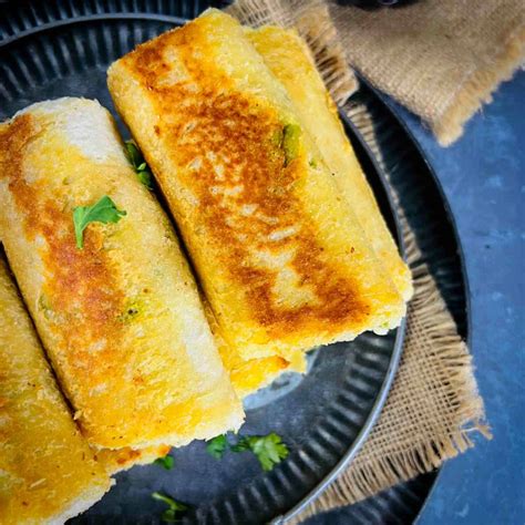 Paneer Bread Roll Ups Easy Indian Cookbook