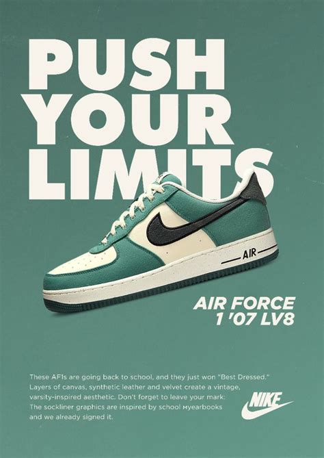 Nike Advertising Poster Desing Concept In 2024 Shoe Advertising