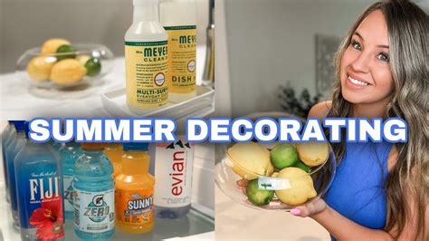 NEW SUMMER DECORATE WITH ME 2023 DECORATING FOR SUMMER HOME DECOR