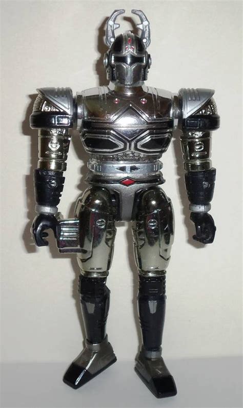 Beetleborgs Metallix Titanium Silver Beetleborg Action Figure Bandai ...