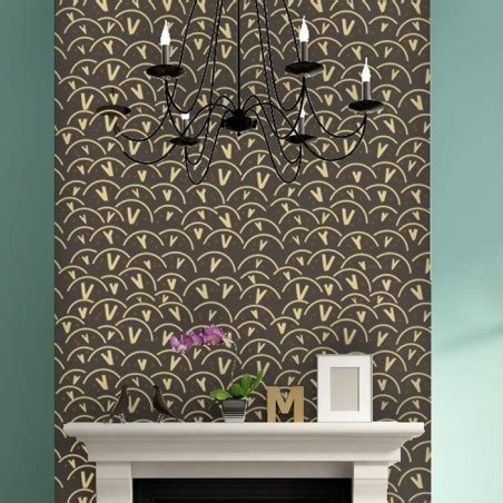 Wall Stencil Geometric Allover Pattern Jacqueline For Room Diy Decor