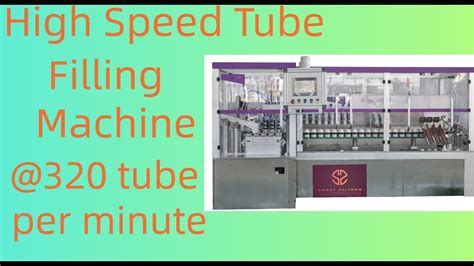 Cosmetic Tube Filling And Sealing Machine Speed Tube Filling Machine