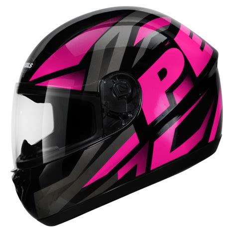 Capacete Peels Spike Maxi Preto Rosa