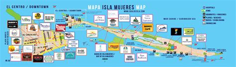 Isla Mujeres Mexico Map